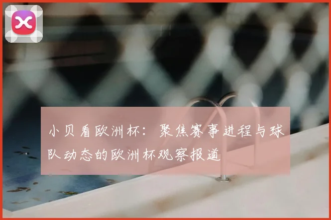 小贝看欧洲杯：聚焦赛事进程与球队动态的欧洲杯观察报道