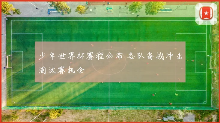 少年世界杯赛程公布 各队备战冲击淘汰赛机会